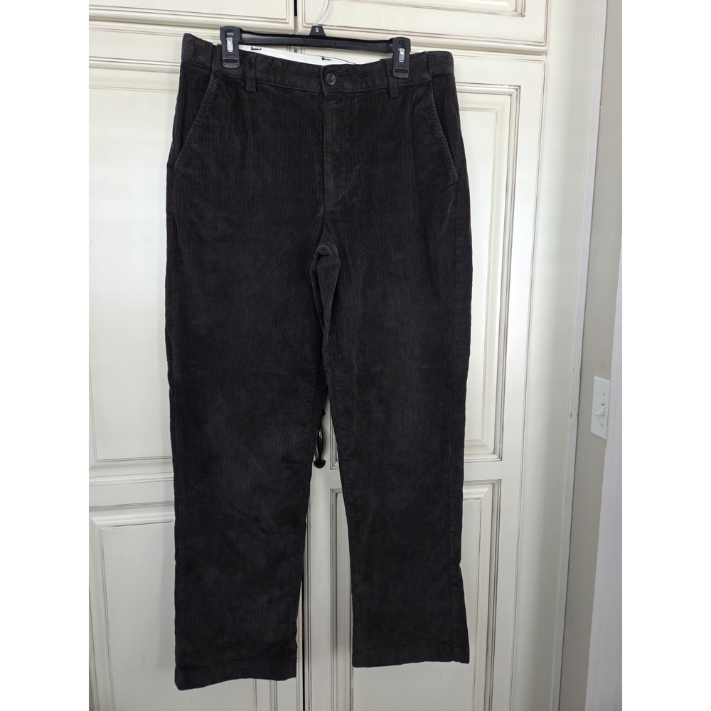 Ll Bean Corduroy Pants Comfort Waist Men's‎ 35x30.5 Black Cords Fisherman Core